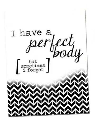 I Have a Perfect Body | Free Printable