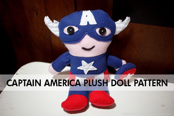 Captain America Plush Doll | Free Pattern!