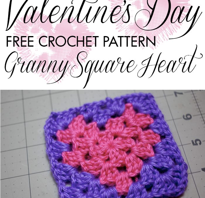 Granny Square Heart | Free Crochet Pattern