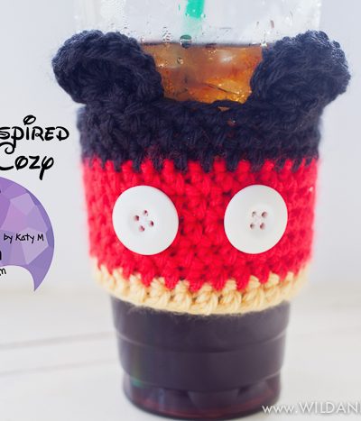 Mickey Mouse Coffee Cozy :: Free Crochet Pattern