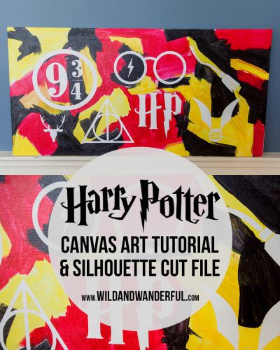 Harry Potter Wall Art (Free Digital Cut Files!)