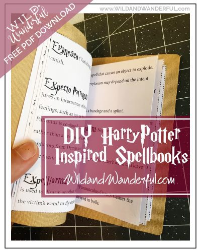 DIY Harry Potter Spellbook + Printable