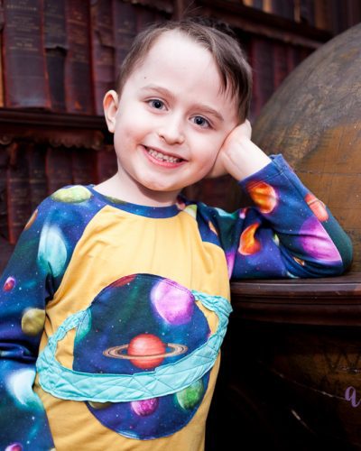 Planets Galore Fabric by Snowy Owl Customs