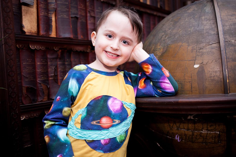 Planets Galore Fabric by Snowy Owl Customs