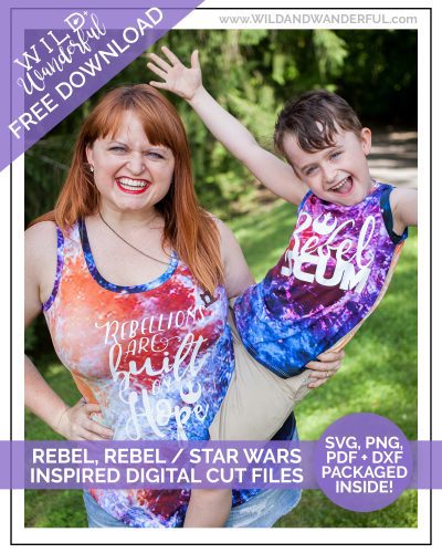 Rebel, Rebel | Free Star Wars Cut Files!