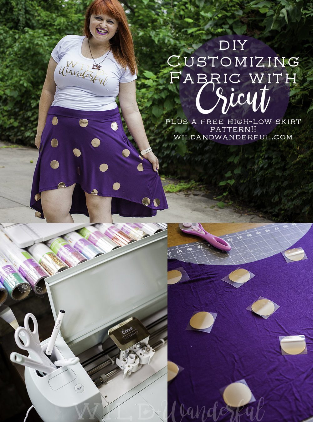 Customizing Fabric with Cricut (and a FREE skirt pattern!)