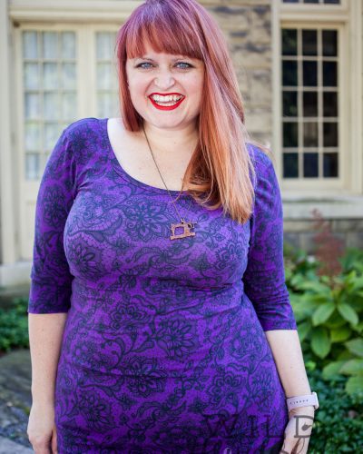 Perfectly Purple Halloween Lace