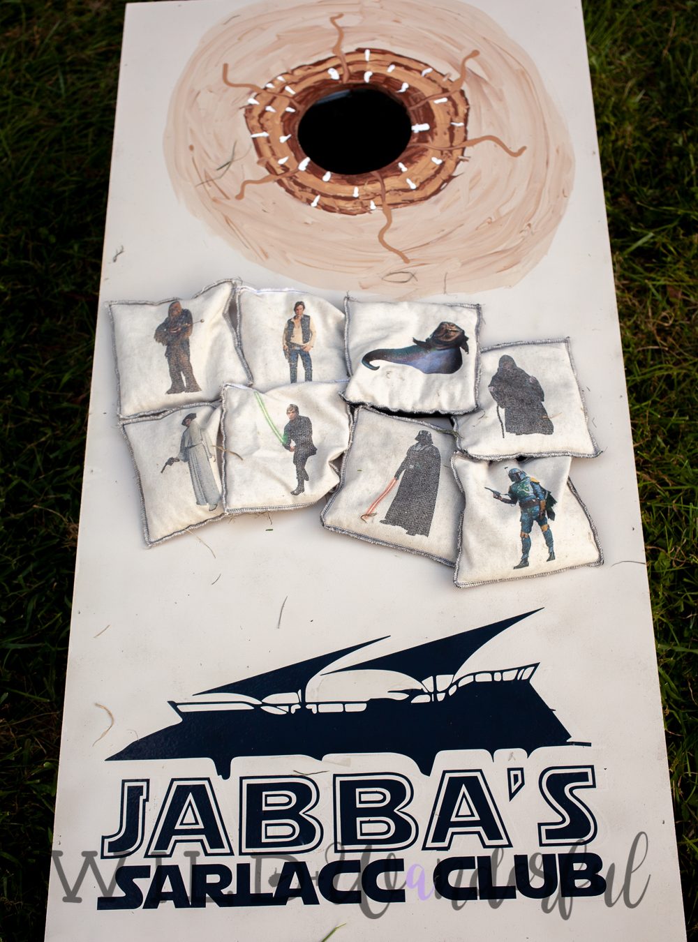 Jabba’s Sarlacc Club Bean Bag Toss :: Star Wars Birthday Party