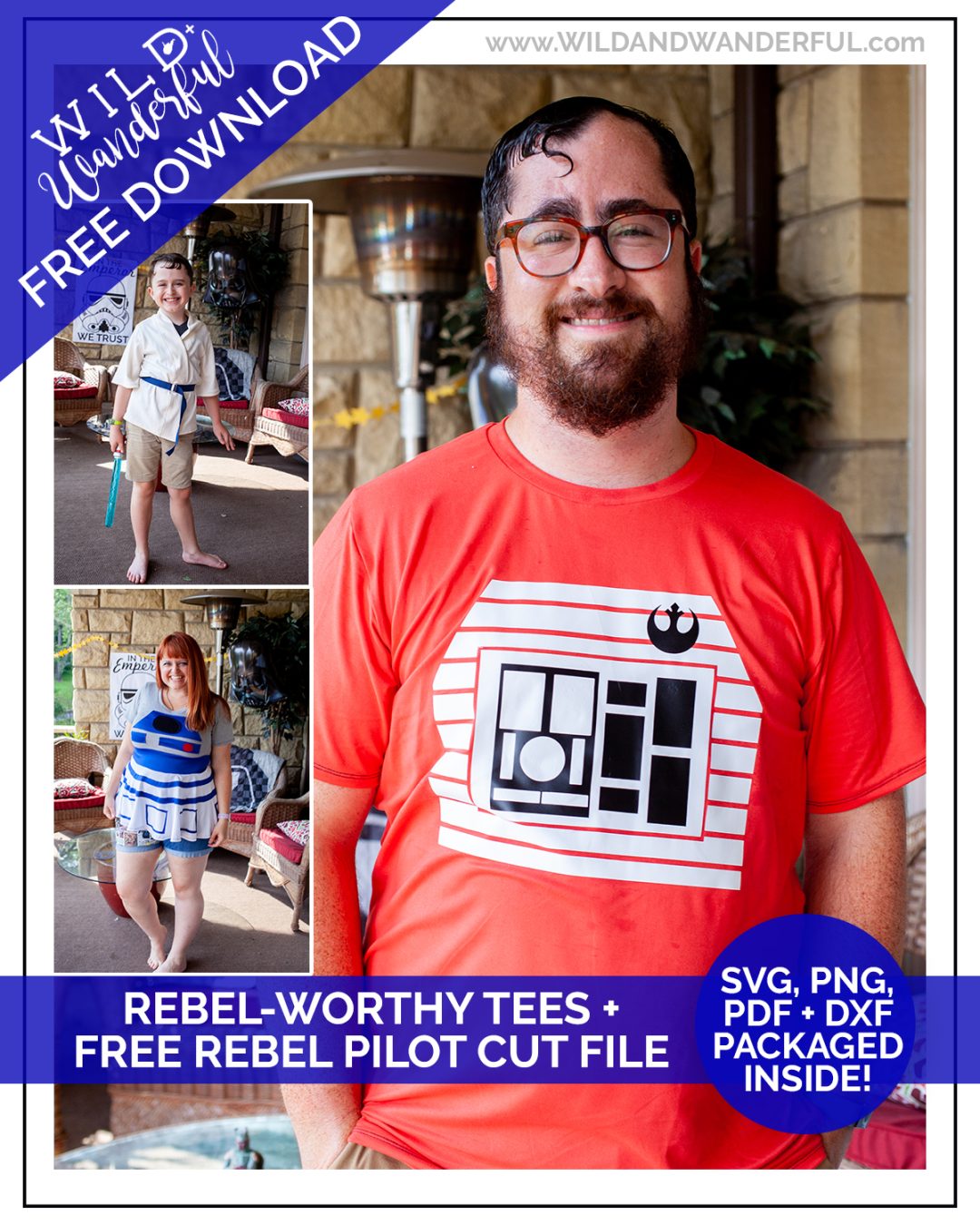 Rebel-Worthy Tees + FREE Download :: Star Wars Birthday Party