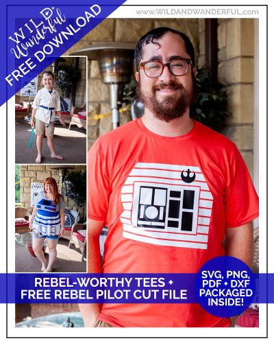 Rebel-Worthy Tees + FREE Download :: Star Wars Birthday Party