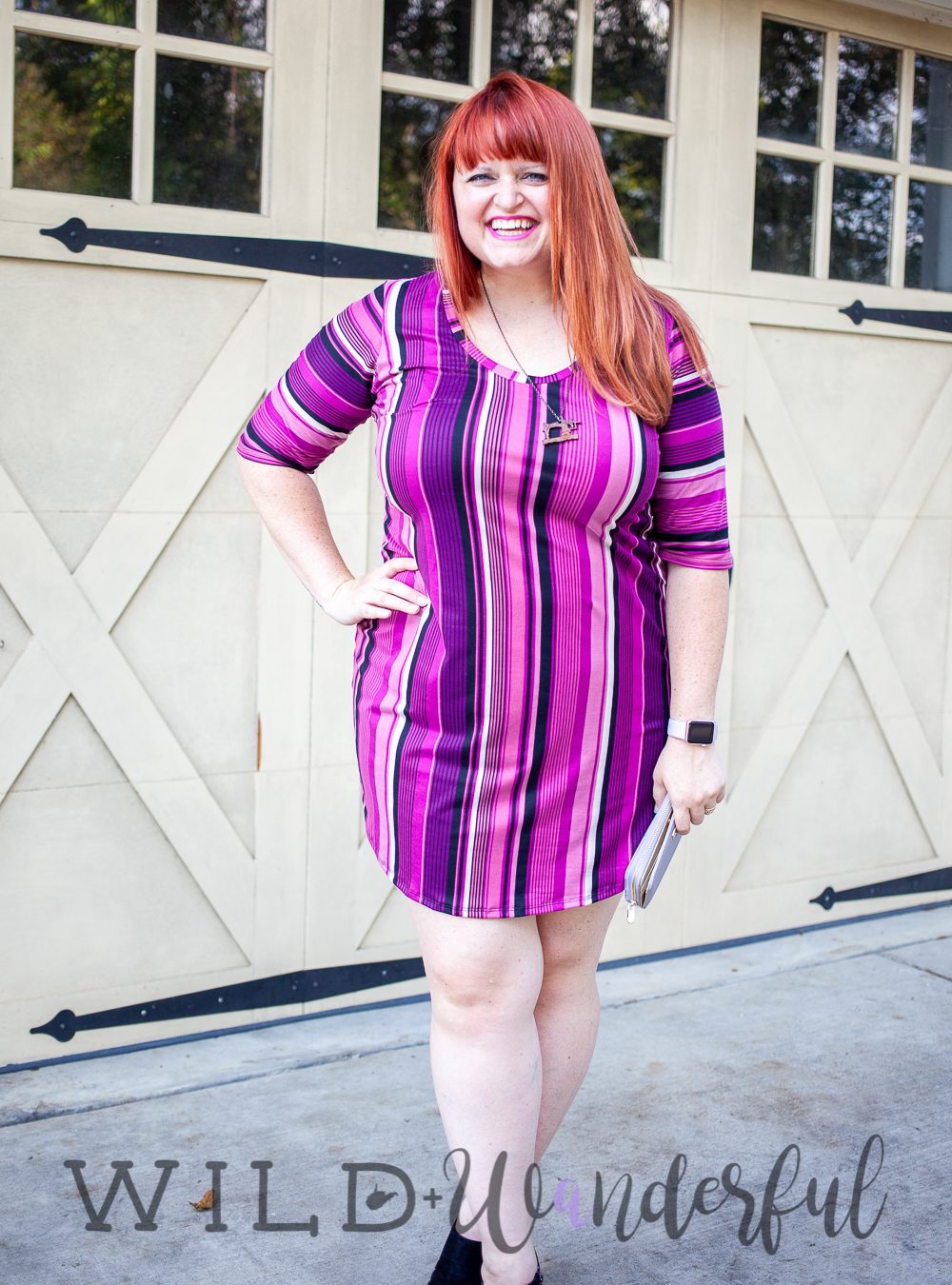 Foxy Purple Stripes