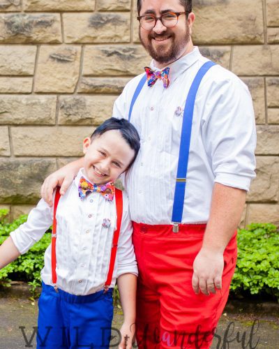 Pin Tucks + Suspenders :: 10 Year Anniversary Attire