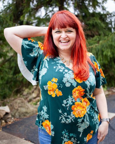 Flutter Sleeves and Foxy Floral