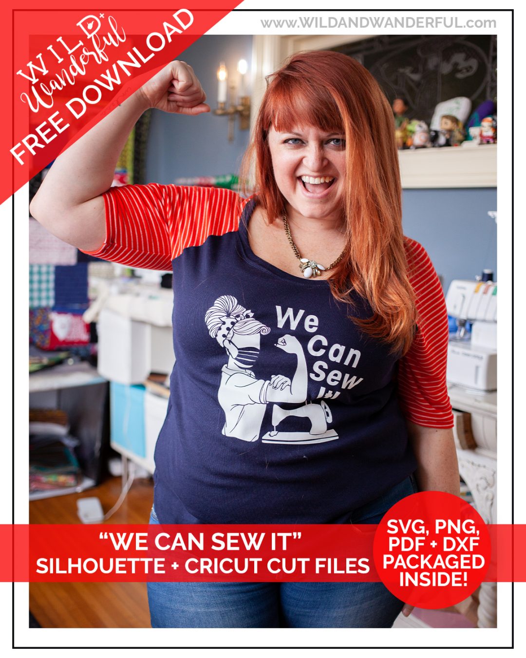 We Can Sew It! :: FREE Silhouette + Cricut Cut Files!