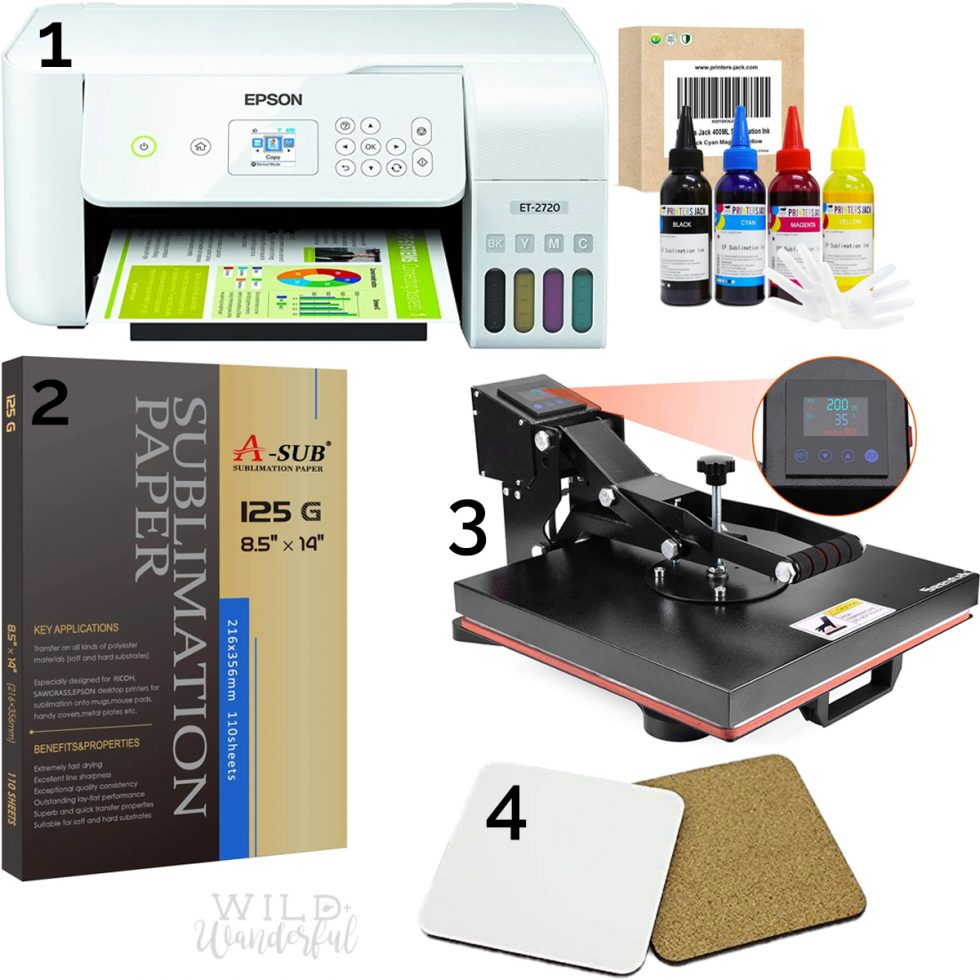 Sublimation Printing 101 | Sublimating Coasters | Wild+Wanderful