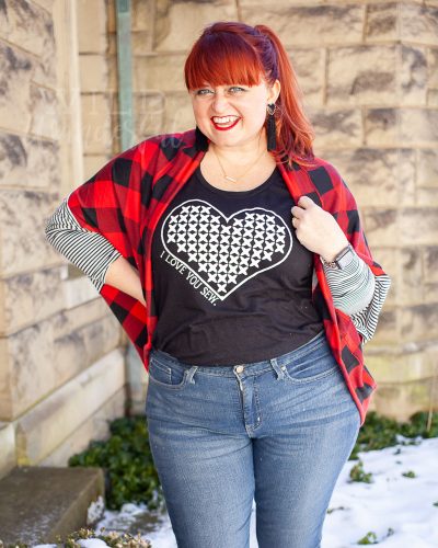 A Color Blocked Colleen Cardigan, by Made for Mermaids