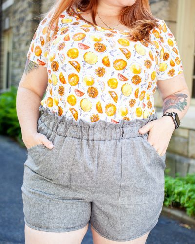 Paperbag Pants + Skirt, by Patterns for Pirates