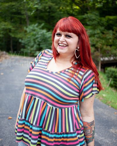 A Candy-Striped Blythe Babydoll Top by Made for Mermaids