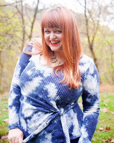 A Katy in a Katy Sweater