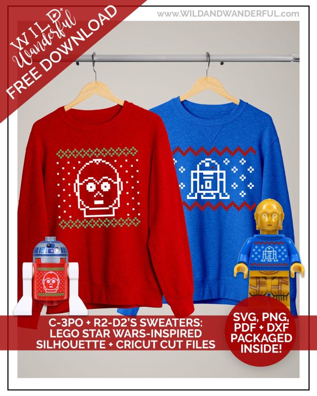 Sweatshirt Star Wars Christmas - Personnages Traversant La Route - Taille Regular - Bleu Marine - Neuf