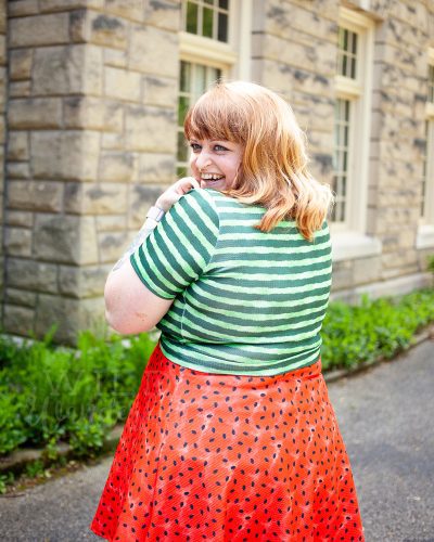 Stitching Up a Slice of Summer with My Watermelon-Themed Charleston Dress