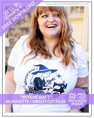 Witchcraft :: FREE Silhouette + Cricut Halloween Cut File!