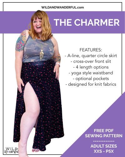 The Charmer Skirt | Free PDF Sewing Pattern