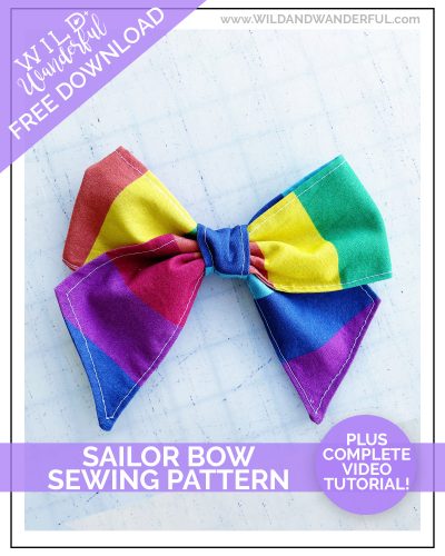 Sailor Bow | Free Sewing Pattern + Video Tutorial